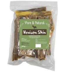Pure & Natural Venison Skin with Fur 200g