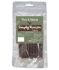 Pure & Natural Meat Sticks Venison 100g