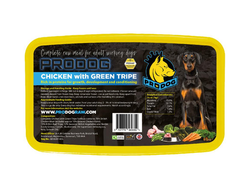 ProDog Raw Complete Chicken & Green Tripe 1kg