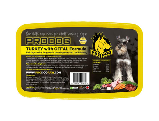 ProDog Raw Complete Turkey & Offal 1kg