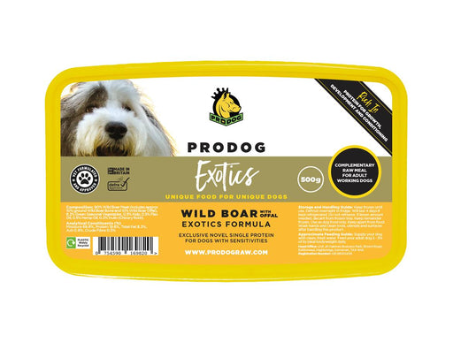 ProDog Raw Exotics Complete Wild Boar 500g