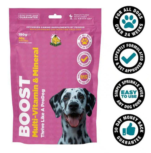 ProDog Supplement: BOOST, Multi-Vitamin & Minerals 90g