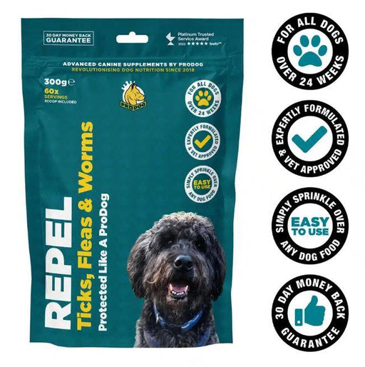 ProDog Supplement: REPEL, Tick Flea & Worm 150g