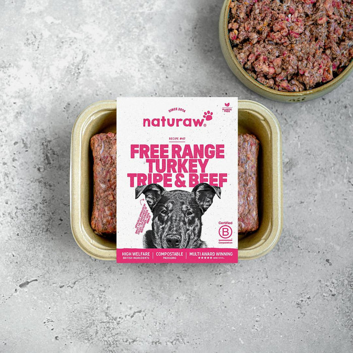 Naturaw Turkey, Tripe & Beef 500g