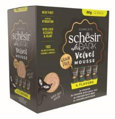 Schesir After Dark Complete Velvet Mousse Variety Pack 12x80g