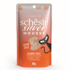 Schesir Senior Complete Mousse Salmon 80g