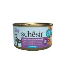 Schesir Grill Complementary Wholefood Mackerel & Sardines with Squid 70g