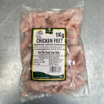 Dougies Raw Bones Chicken Feet 1kg