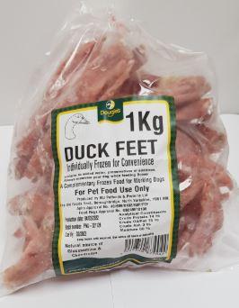 Dougies Raw Bones Duck Feet 1kg