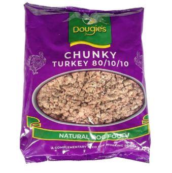 Dougies Chunky 80/10/10 Turkey 1kg