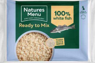 Natures Menu Raw Block White Fish 400g
