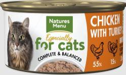 Natures Menu Cat Can Chicken & Turkey 85g