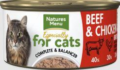 Natures Menu Cat Can Beef & Chicken 85g