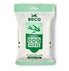 Beco Bamboo Travel Wipes Unscented 20pk
