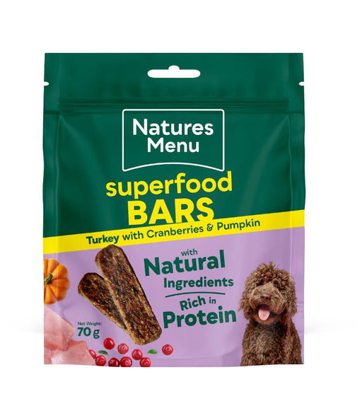Natures Menu Superfood Bars Turkey 70g