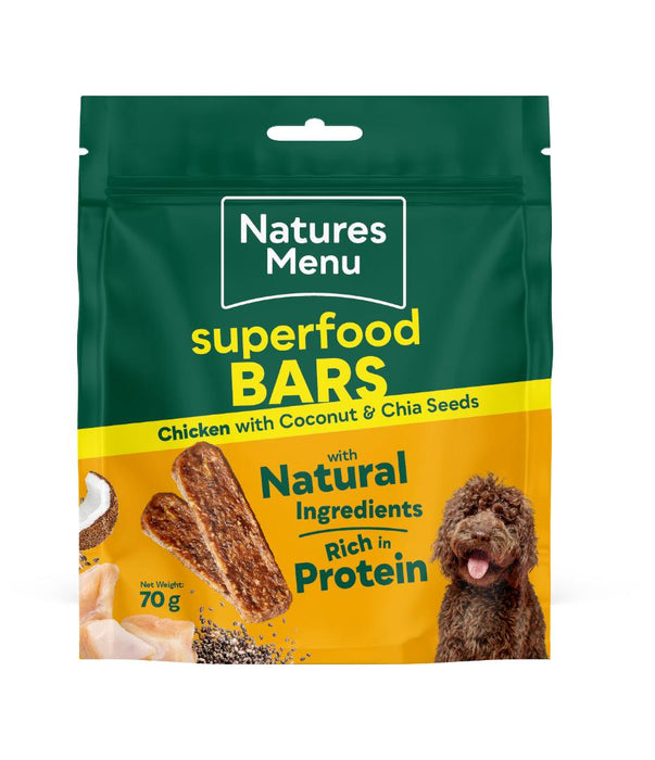 Natures Menu Superfood Bars Chicken 70g