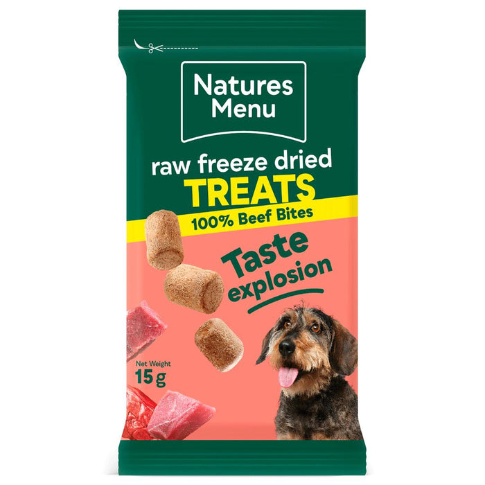 Natures Menu Freeze Dried Bites Beef 15g