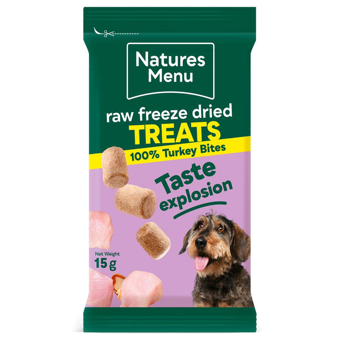 Natures Menu Freeze Dried Bites Turkey 15g