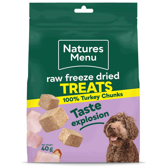 Natures Menu Freeze Dried Chunks Turkey 40g