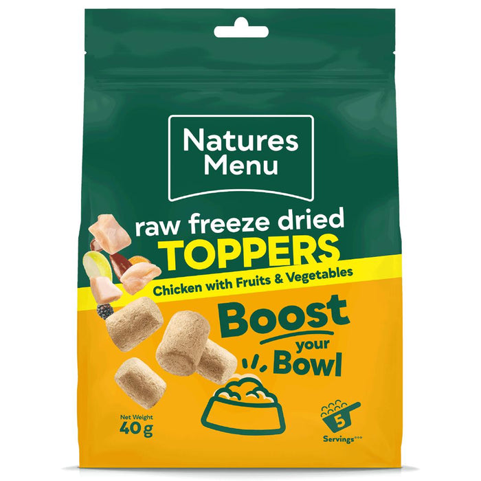 Natures Menu Freeze Dried Toppers Chicken 40g