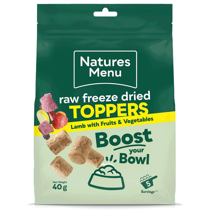 Natures Menu Freeze Dried Toppers Lamb 40g
