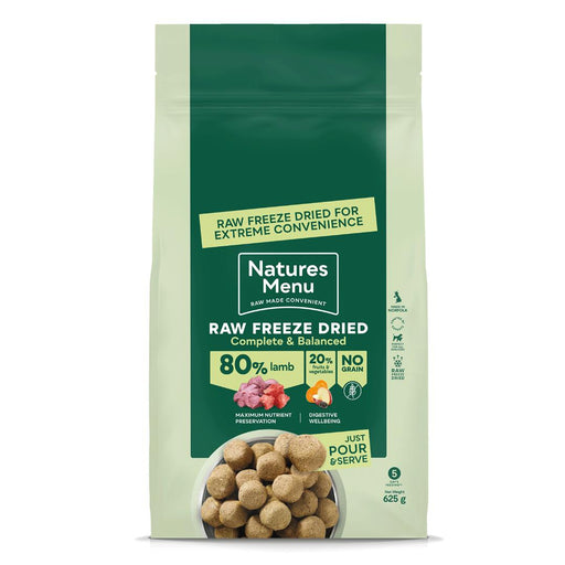 Natures Menu Freeze Dried Complete & Balanced Lamb 625g