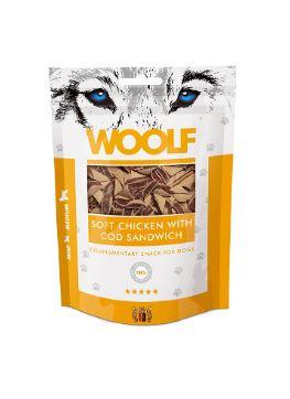 WOOLF Soft Chicken with Cod Sandwich 100g