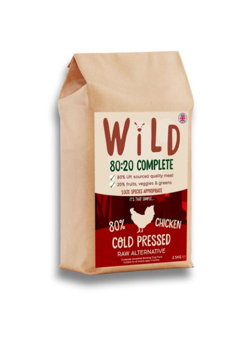 Wild Pet Food Cold-Pressed Complete 80/20 Chicken 10kg