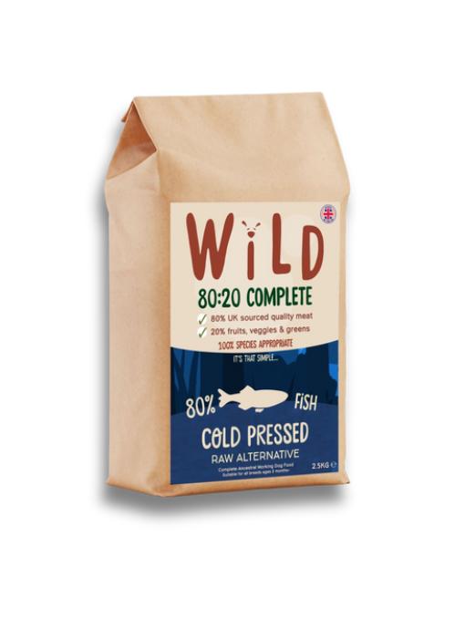 Wild Pet Food Cold-Pressed Complete 80/20 Fish 2.5kg