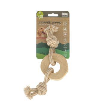 Miro & Makauri Coffee Wood Chew Pully Ring Toy