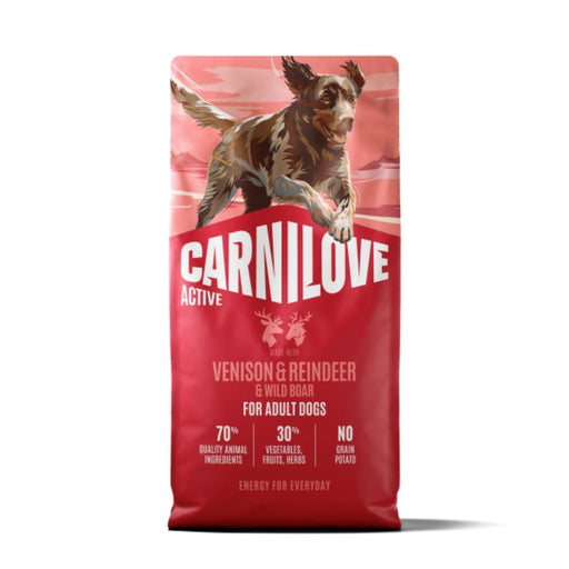Carnilove NEW Dog Active Venison, Reindeer & Wild Boar 1.5kg