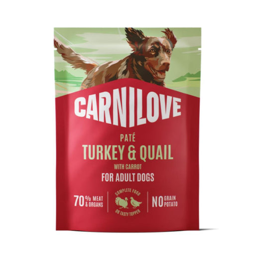 Carnilove NEW Dog Pouch Turkey & Quail with Carrot 300g