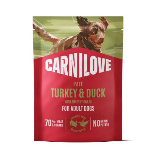 Carnilove NEW Dog Pouch Turkey & Duck with Timothy Grass 300g