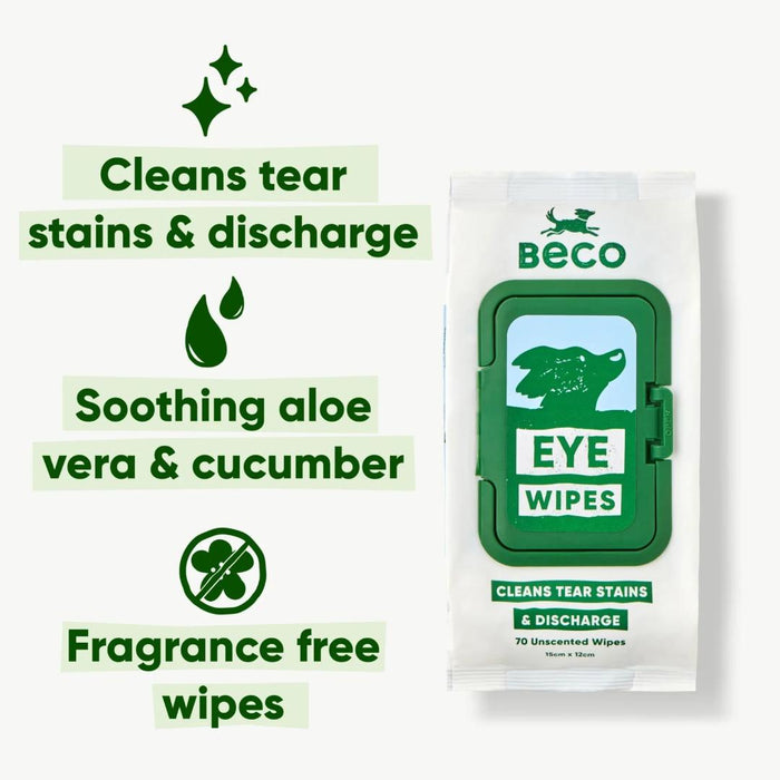 Beco Dog Eye Wipes 70pk