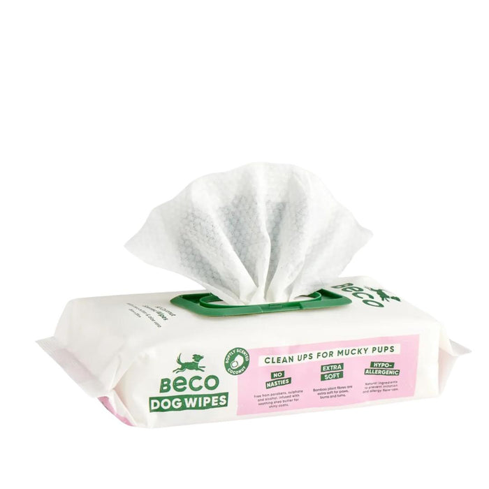 Beco Bamboo Dog Wipes Coconut Scented 80pk