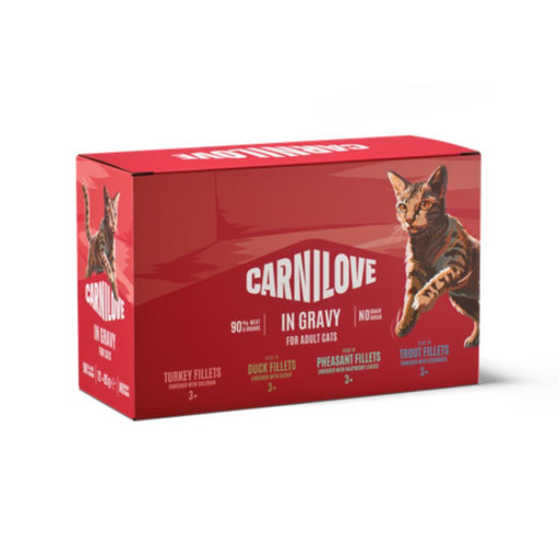 Carnilove NEW Cat Pouches Gravy Multipack 12x85g