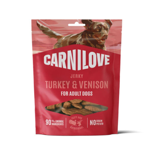 Carnilove NEW Jerky Turkey & Venison 100g