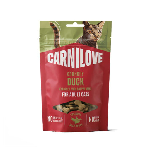 Carnilove NEW Cat Treats Duck with Raspberries 50g