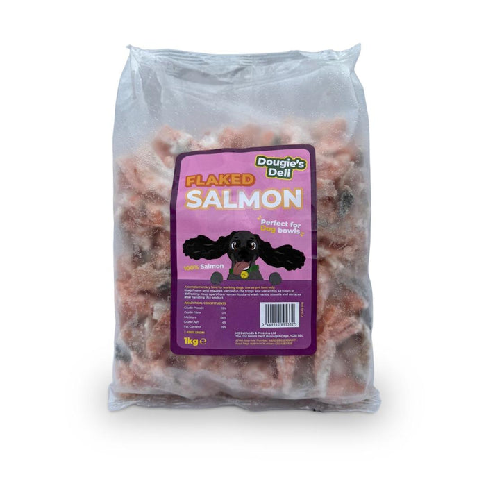 Dougies Raw Flaked Salmon 1kg