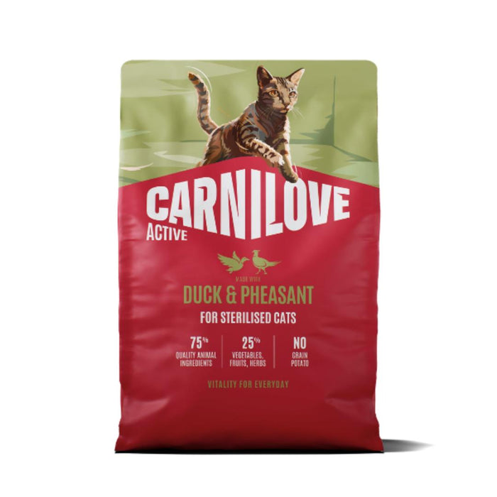 Carnilove NEW Cat Active Duck & Pheasant Cat 2kg