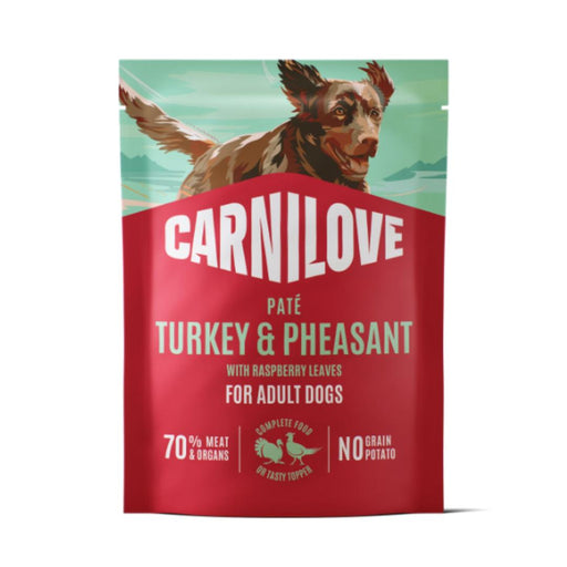 Carnilove NEW Dog Pouch Turkey & Pheasant with Raspberry Leaves 300g