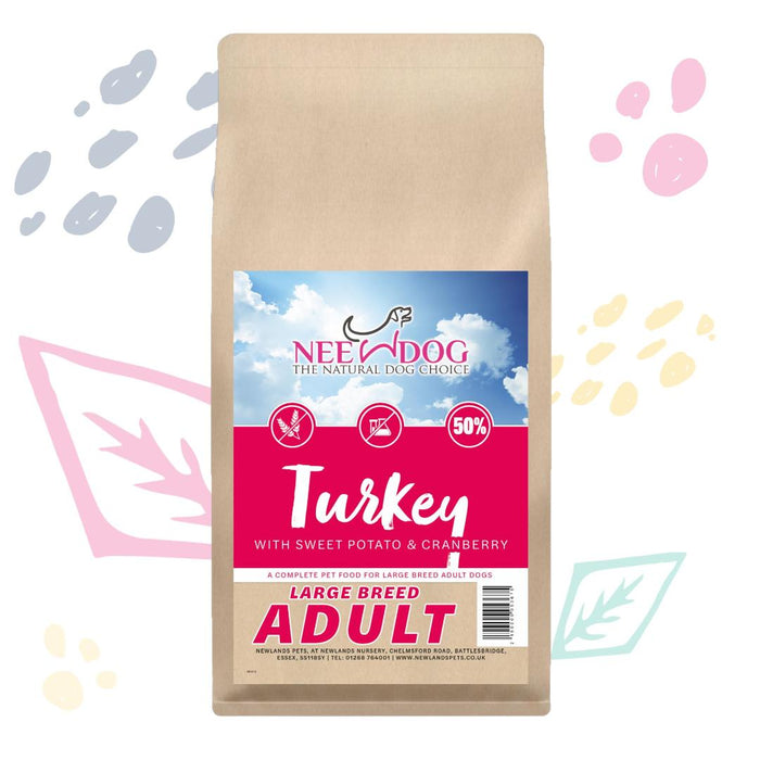 Neewdog Kibble Complete Large Breed Turkey 2kg