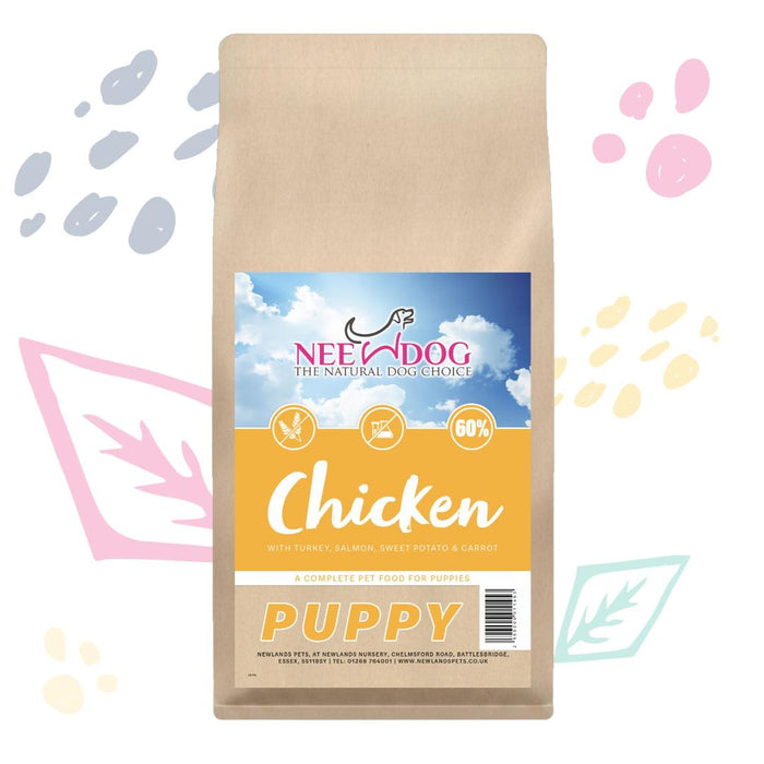 Neewdog Kibble Complete Puppy Chicken, Turkey & Salmon 2kg