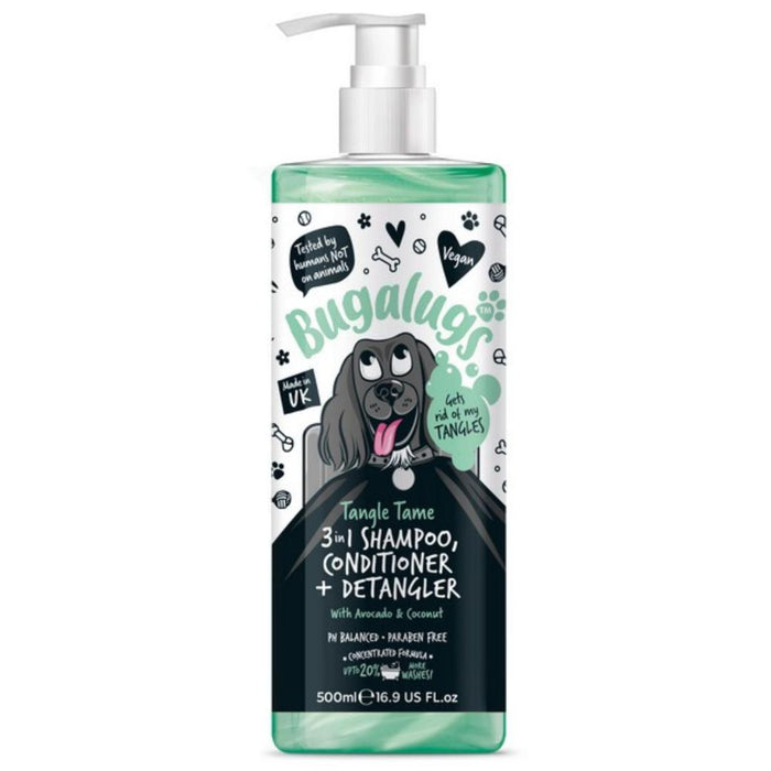 Bugalugs 3 in 1 Tangle Tame Shampoo 500ml
