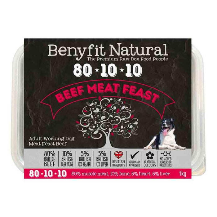 Benyfit Natural 80/10/10 Beef 1kg