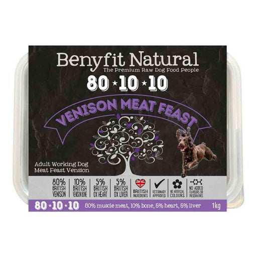 Benyfit Natural 80/10/10 Venison 1kg
