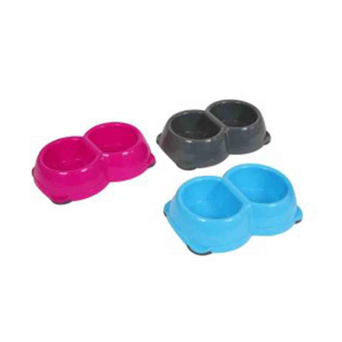 Animal Instincts Twin Dog Bowl