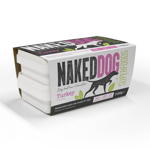 Naked Dog Superfoods Turkey 2x500g
