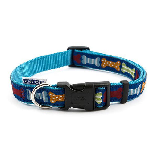 Ancol Blue Bone Collar 20-30cm