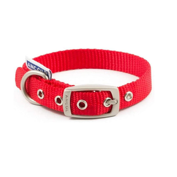 Ancol Heritage Collar Red 20-26cm